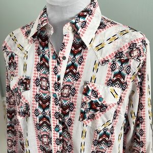 Wrangler Long Sleeve Southwest Design Shirt